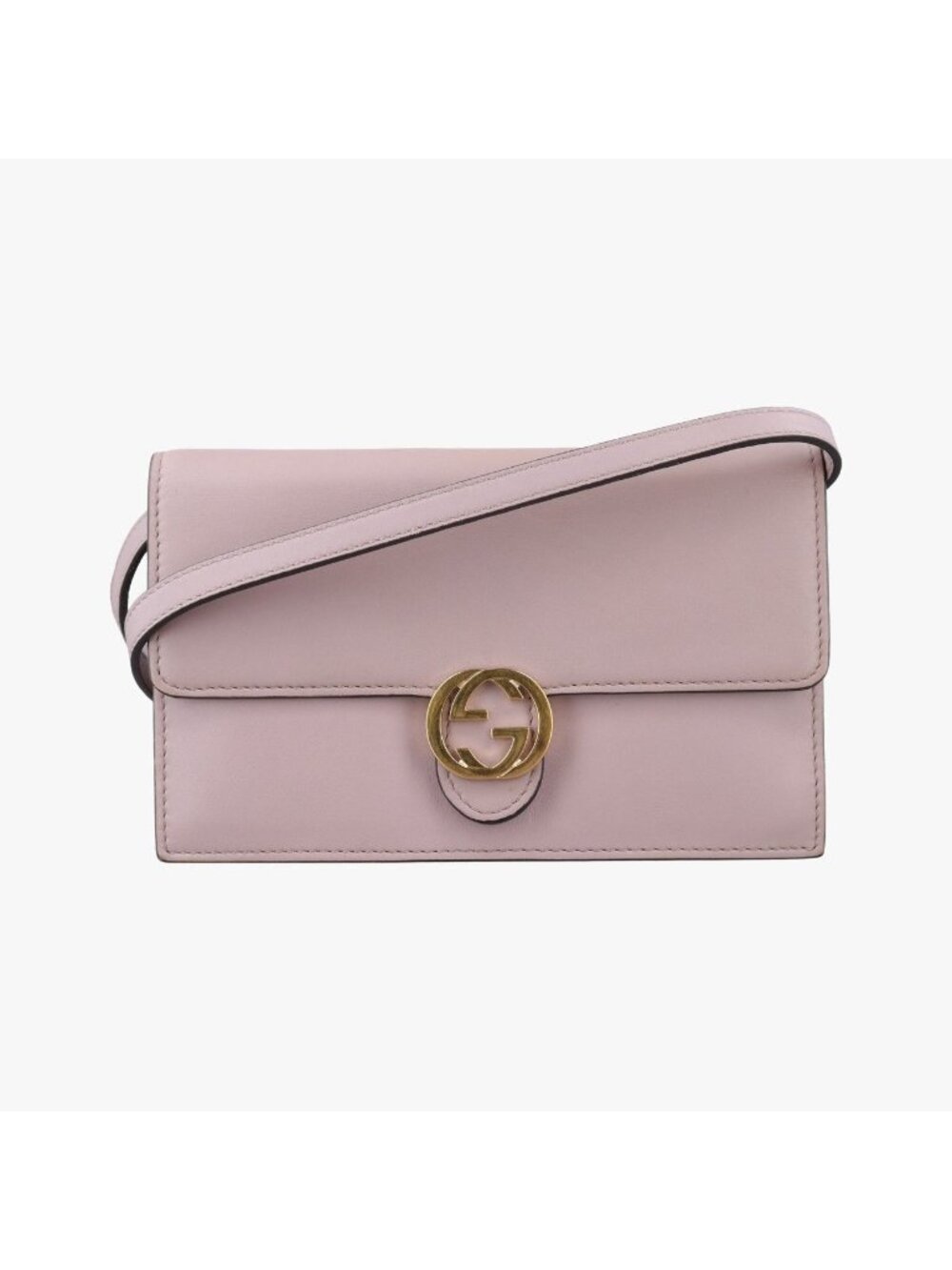 Gucci Interlocking G Pink Leather